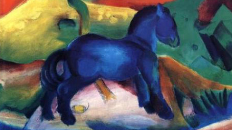 „Blaue Pferdchen“ von Franz Marc