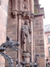 Johanneskirche Saarbrücken im Detail