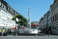 Brunnen am St. Johanner Markt