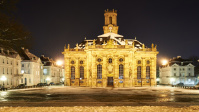 Ludwigskirche bei Nacht
