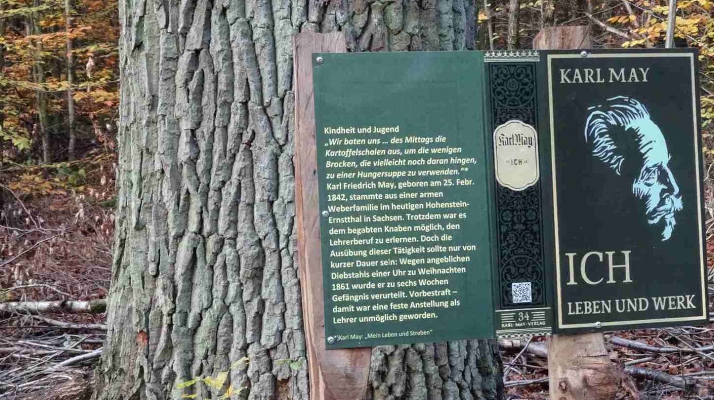 Auf dem Karl May Weg in Sulzbach