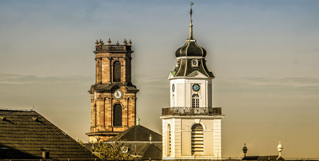 Friedenskirche et Ludwigskirche (photo : Marisa Winter/Landeshauptstadt)