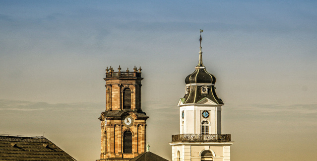 Friedenskirche und Ludwigskirche (Foto: Marisa Winter/Landeshauptstadt)