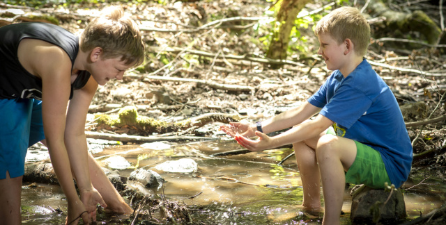 Enfants en vacances