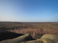 Ausblick vom Plateau Halde