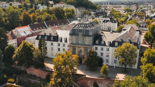 Saarbrücker Schloss from above