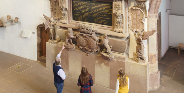 Innenraum Saarlandmuseum - Museum in der Schlosskirche