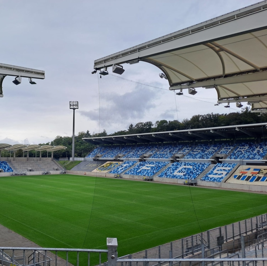 Blick in das Ludwigsparkstadion