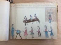 Essensausgabe in der Schule.