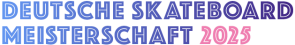 Logo Deutsche Skateboard Meisterschaft 2025 Logo Deutsche Skateboard Meisterschaft 2025
