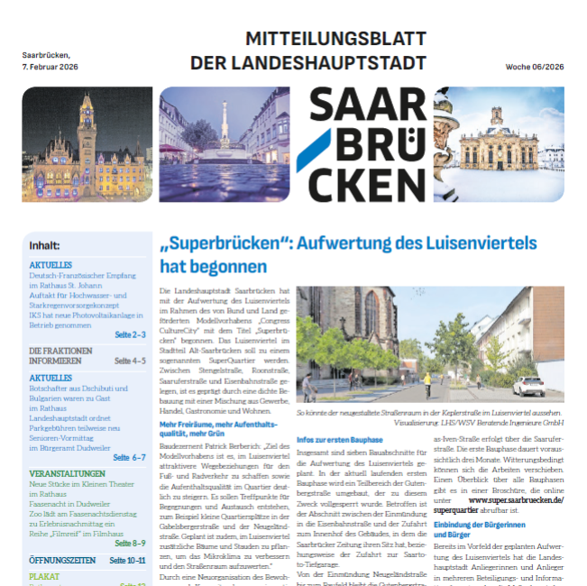 Das Mitteilungsblatt als PDF zum Download