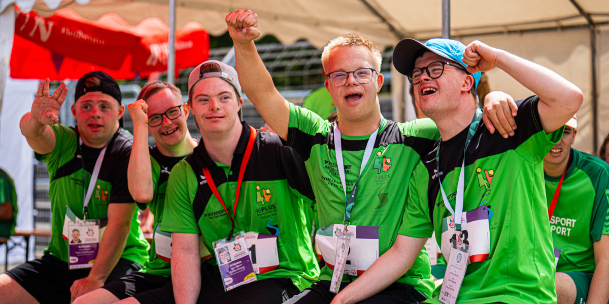 Fünf Leichtahtleten bei den Special Olympics Baden-Württemberg