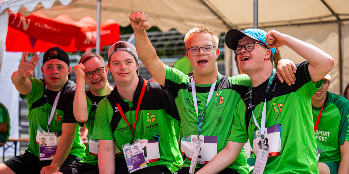 Fünf Leichtahtleten bei den Special Olympics Baden-Württemberg