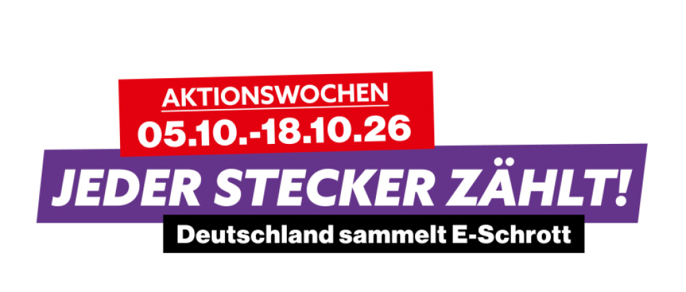Aktionswochen 2026 "Deutschland sammelt E-Schrott"